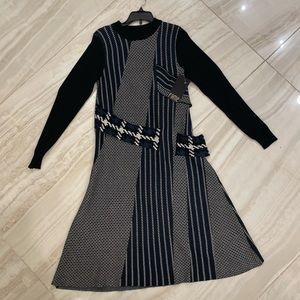 New with tags navy sweater dress!!